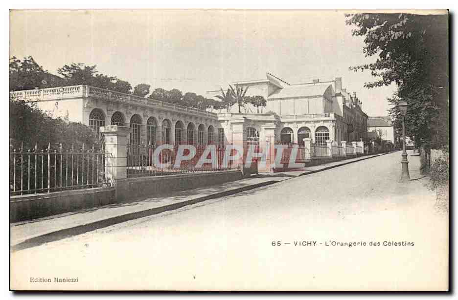 Vichy CPA L'orangerie des CElestins