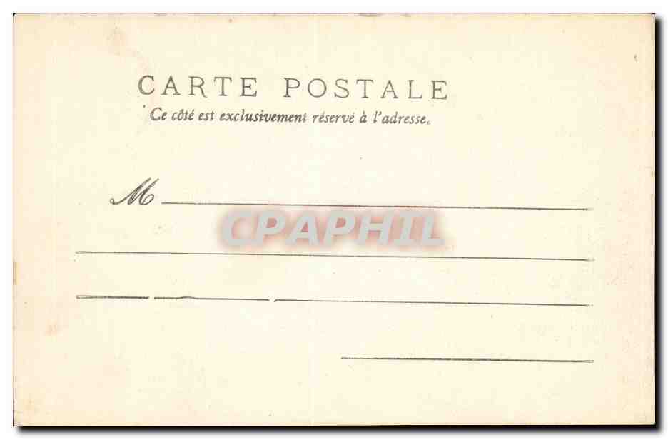 Vichy CPA L'orangerie des CElestins — Rückseite