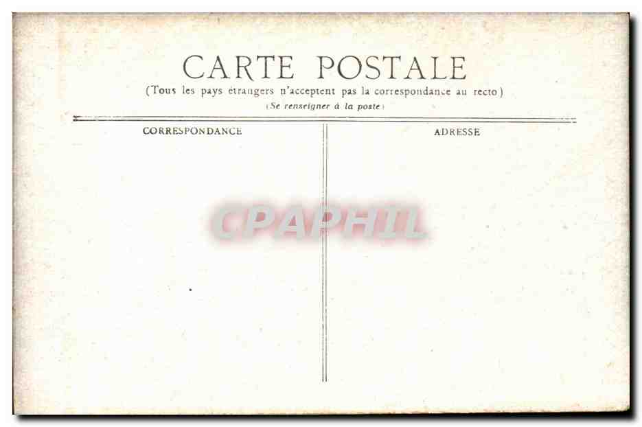 Vichy CPA Bassin des cygnes — Verso
