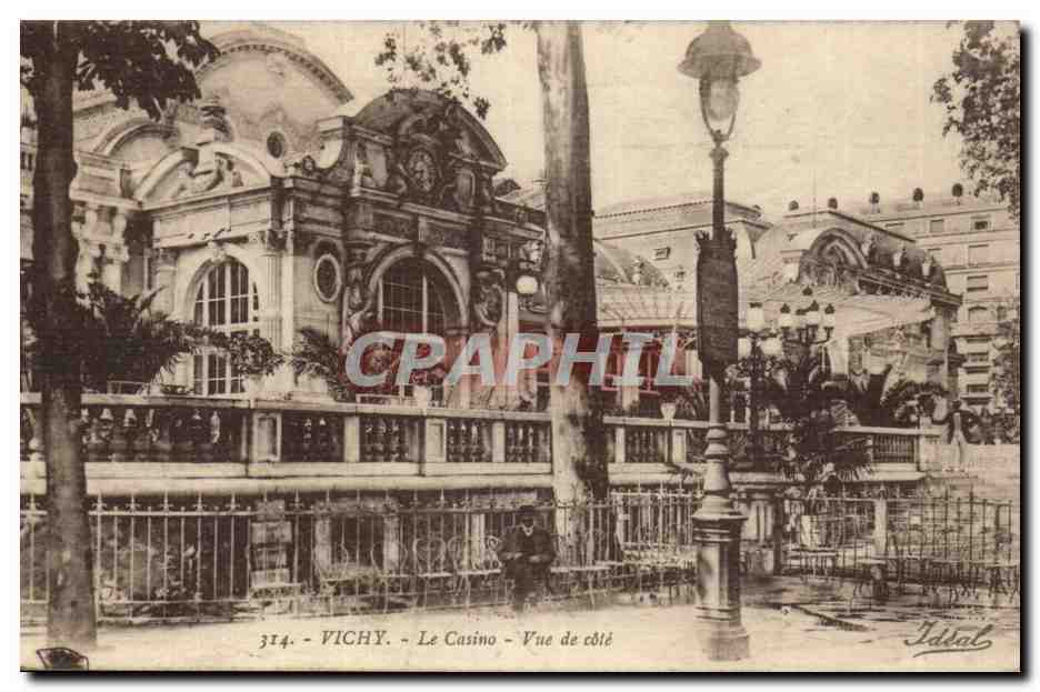 Vichy - Le Casino - Vue de côté - Idéal