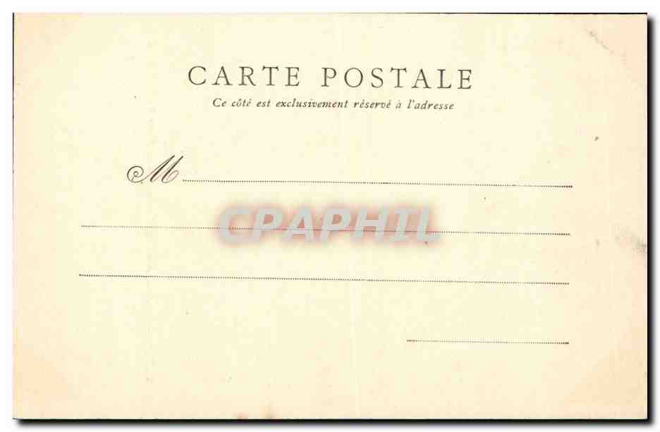 Moulins CPA Prison (ancien chateau des Ducs de Bourbon) — Verso