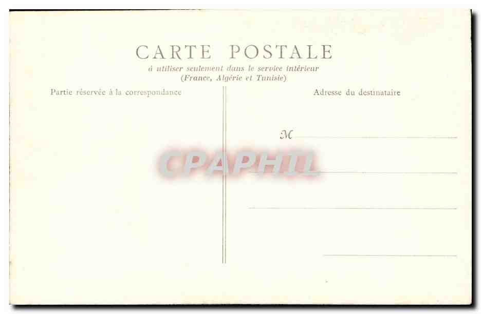 Moulins CPA Eglise Saint Pierre — Verso