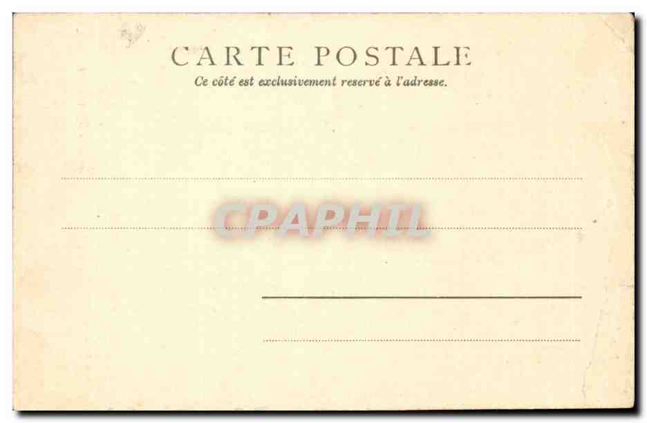 Moulins CPA La cathedrale — Verso