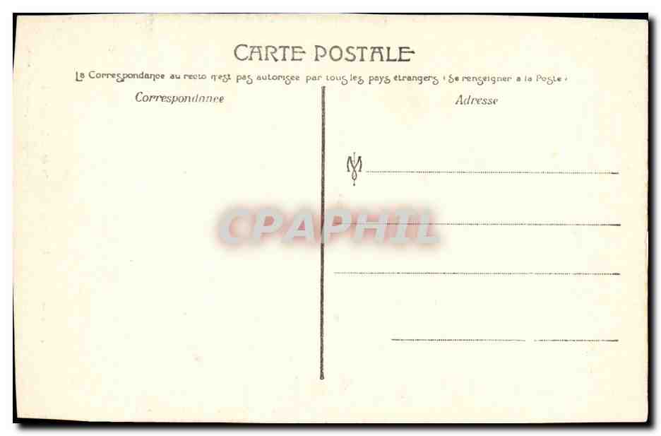 Vichy CPA Eglise Saint Louis Chapelle de ND de Pitie — Verso