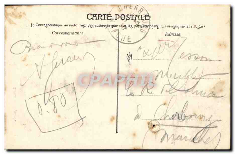 Vichy CPA Entree de l'elysee Palace theatre Music Hall (arts decoratifs) — Rückseite