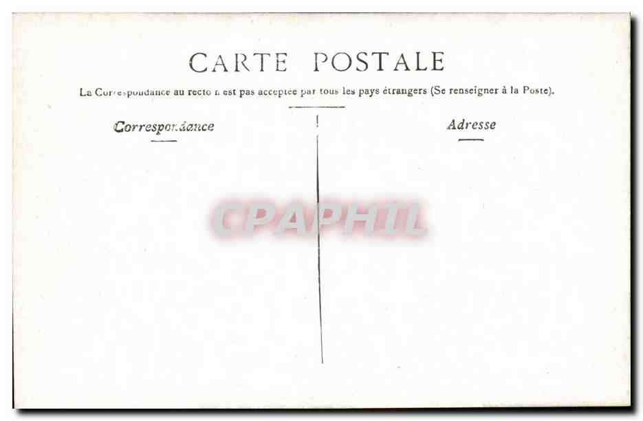 Vichy CPA Etablissement thermal Entree principale — Rückseite