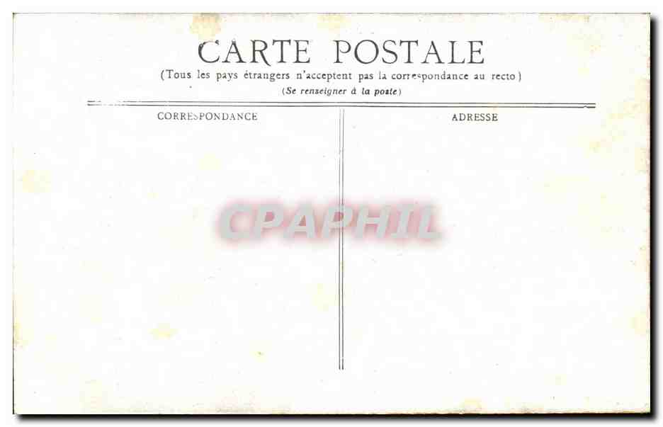 Vichy CPA Eglise Saint Louis  — Verso