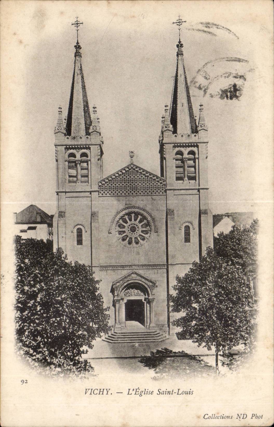 Vichy CPA L'eglise Saint Louis