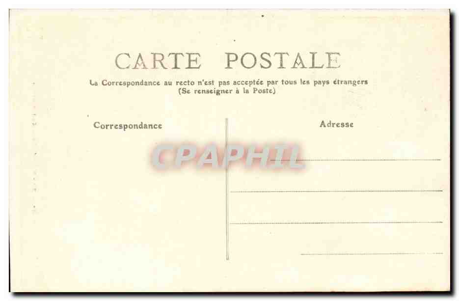 Vichy CPA La tour de l'horloge — Back