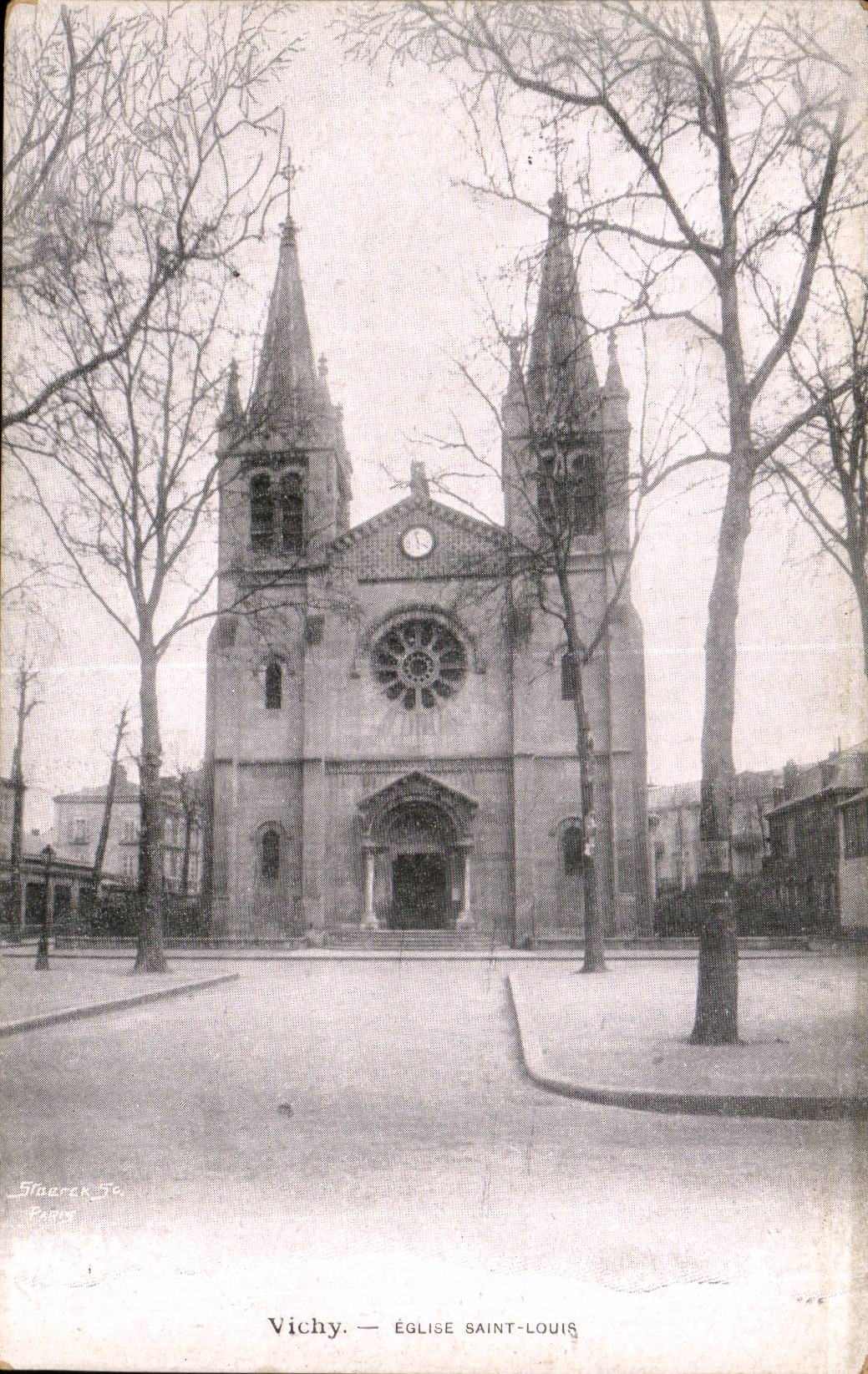 Vichy CPA Eglise Saint Louis