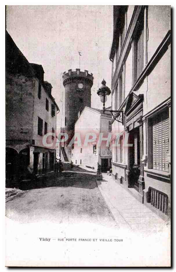 Vichy — Rue Porte France et Vieille-Tour