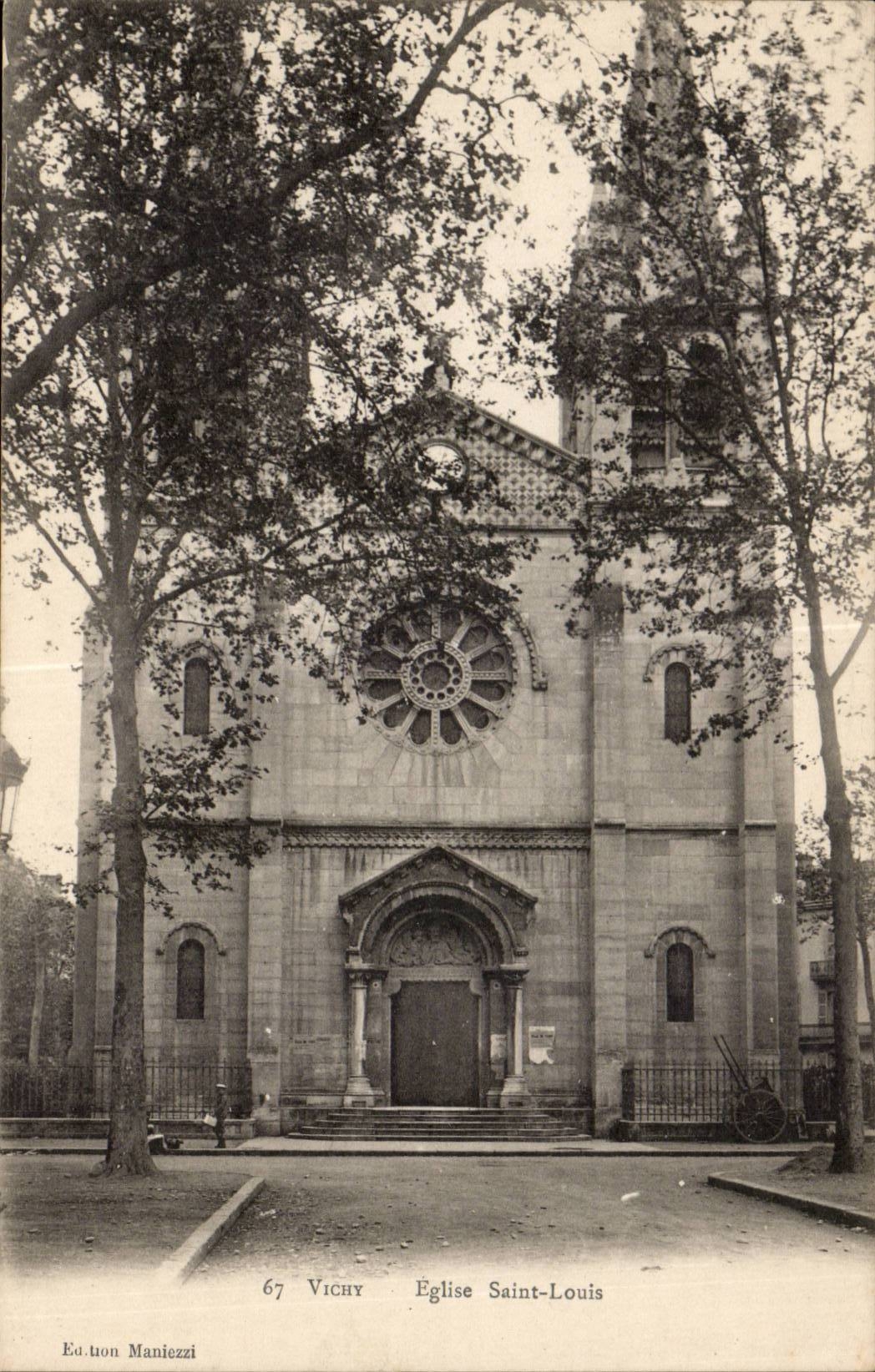 Vichy CPA Eglise Saint Louis