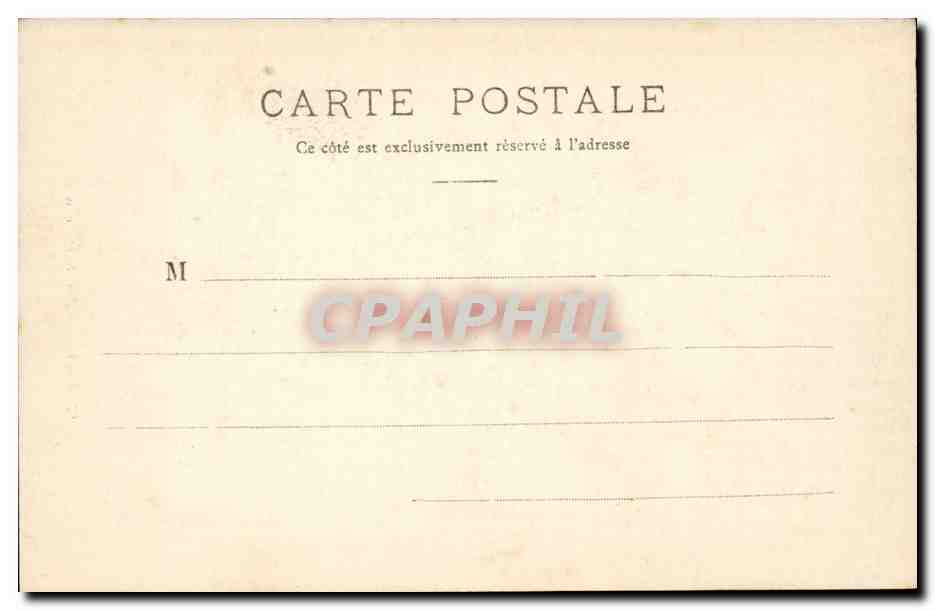 Vichy CPA Eglise Saint Louis — Rückseite