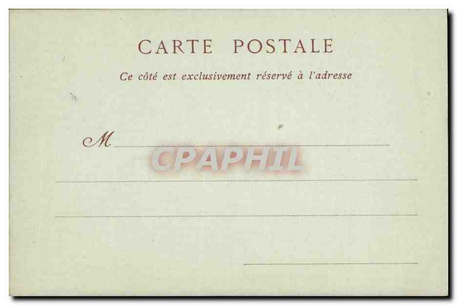 Vichy CPA Eglise Saint Louis — Verso