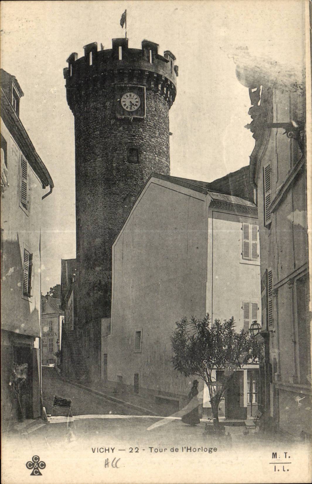 Vichy CPA Tour de l'horloge