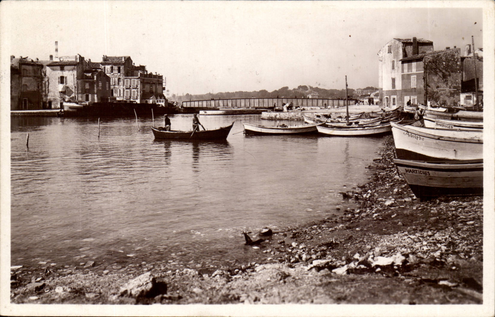 Les MArtigues CPA La VEnise provencale Pont de Ferrieres