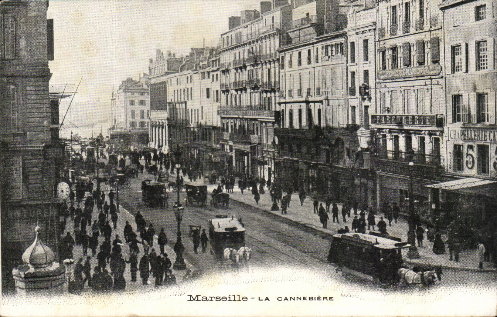 Marseille CPA La CAnnebiere