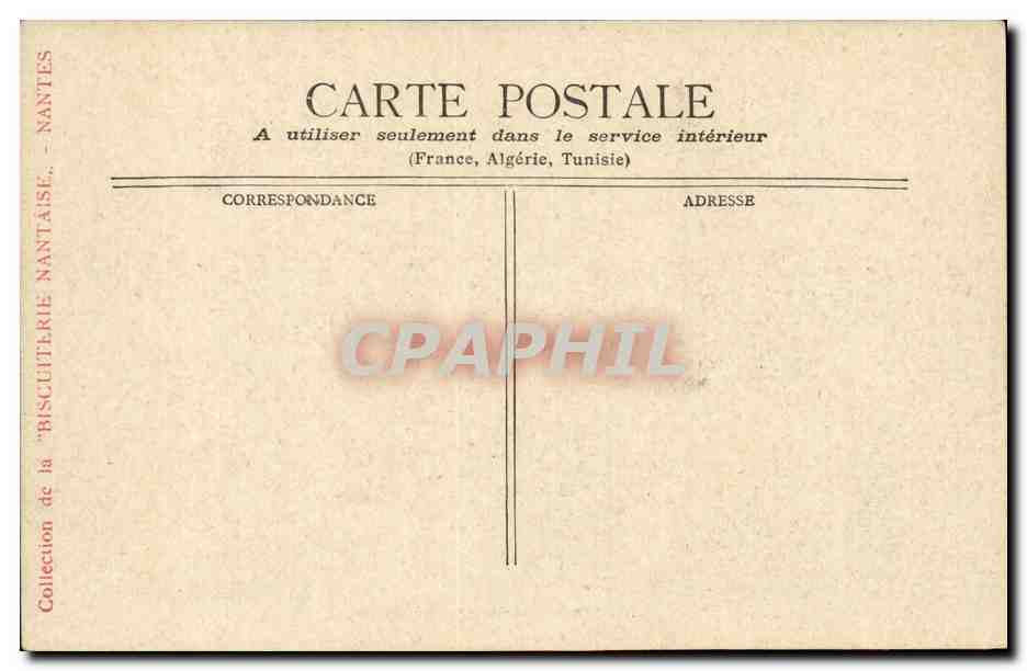 Marseille CPA La CAnnebiere — Verso
