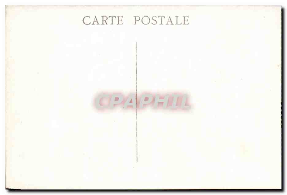 Marseille CPA ND de la Garde et le chateau — Verso