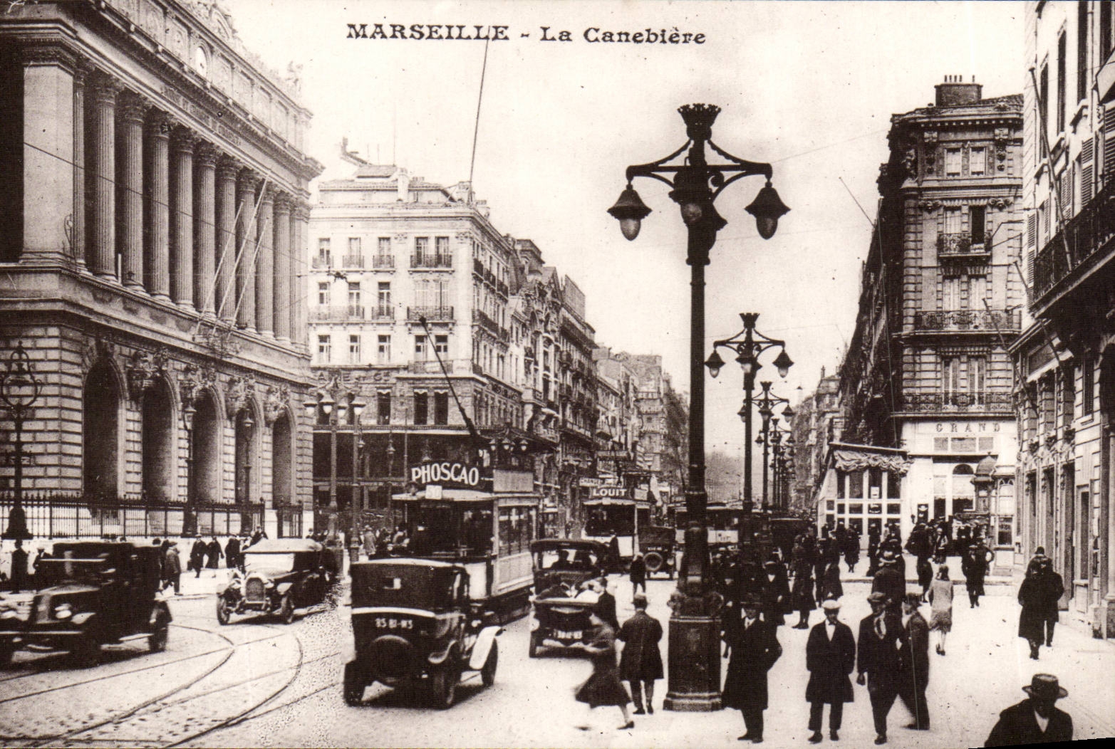 Marseille CPA La CAnebiere