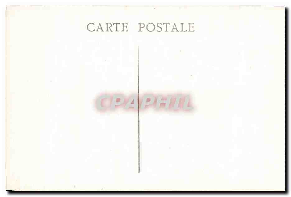 Marseille CPA La CAnebiere — Verso