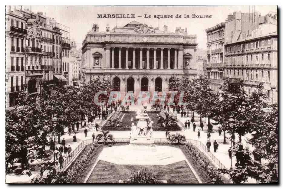 Marseille CPA Le square de la Bourse