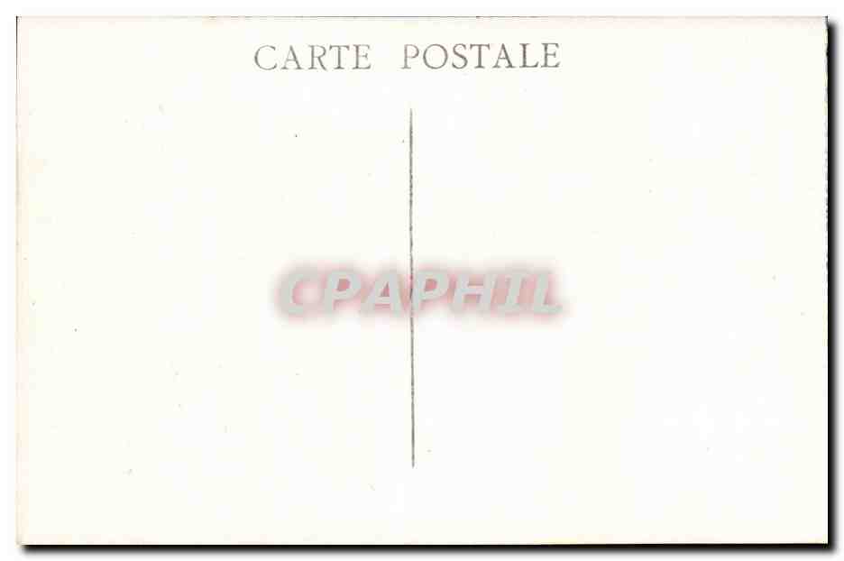 Marseille CPA Place Castellane Fontaine Cantini et le Prado — Verso