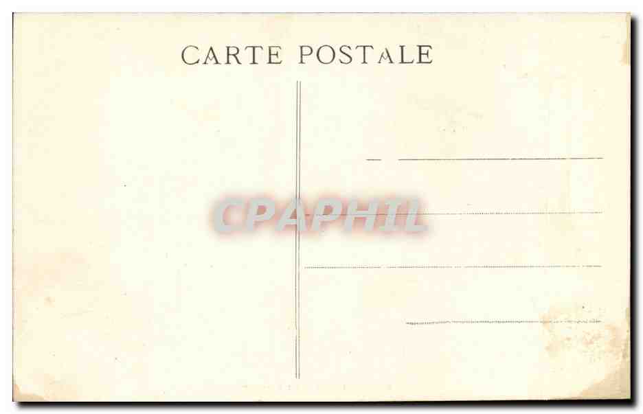 Marseille CPA La corniche — Verso