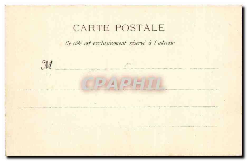 Marseille CPA La corniche du prophete — Verso