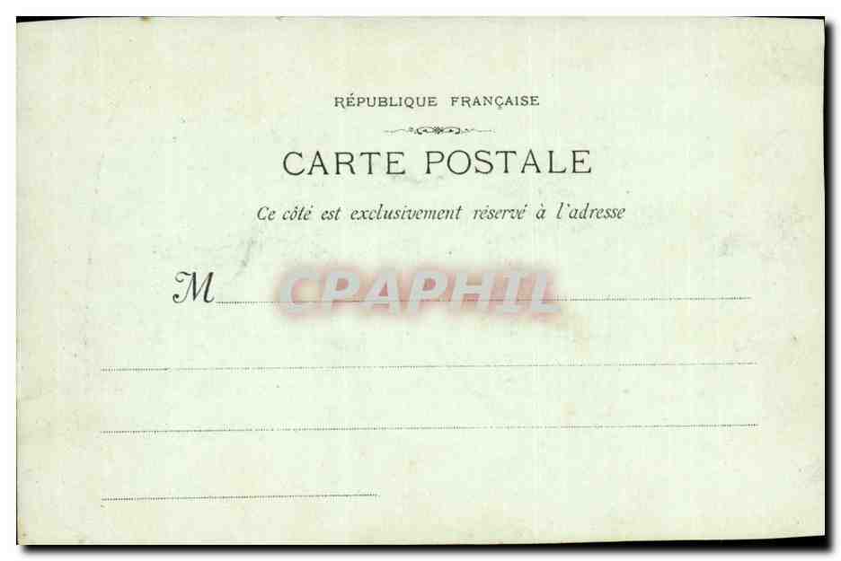 Marseille CPA Le pont du Vallon des Auffes — Rückseite