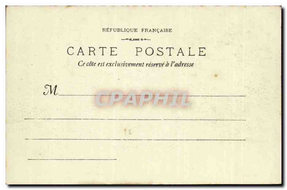 Marseille CPA La sortie du vieux port — Verso