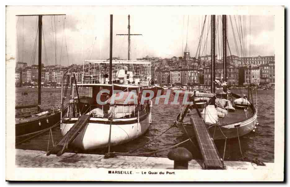Marseille — Le Quai du Port — CPAPHIL