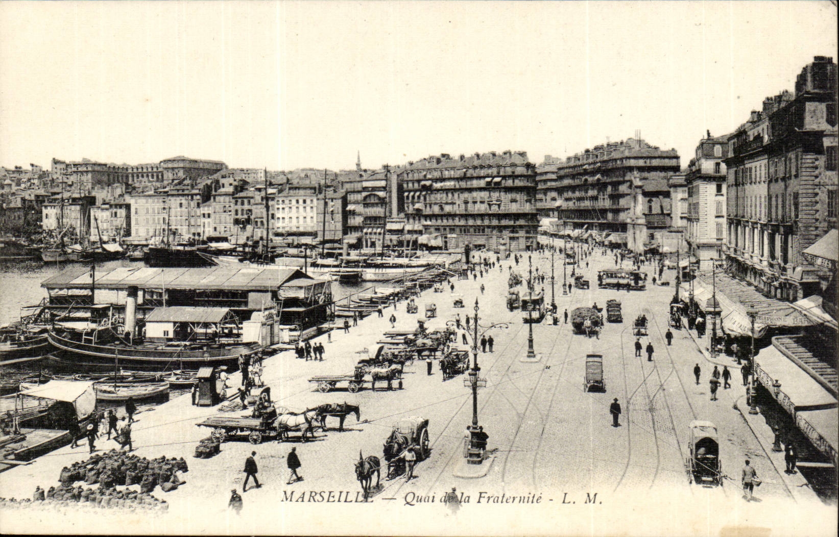 Marseille — Quai de la Fraternité — L. M.