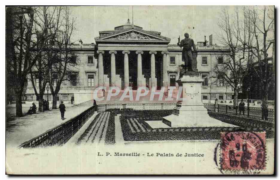 Marseille CPA Le palais de justice