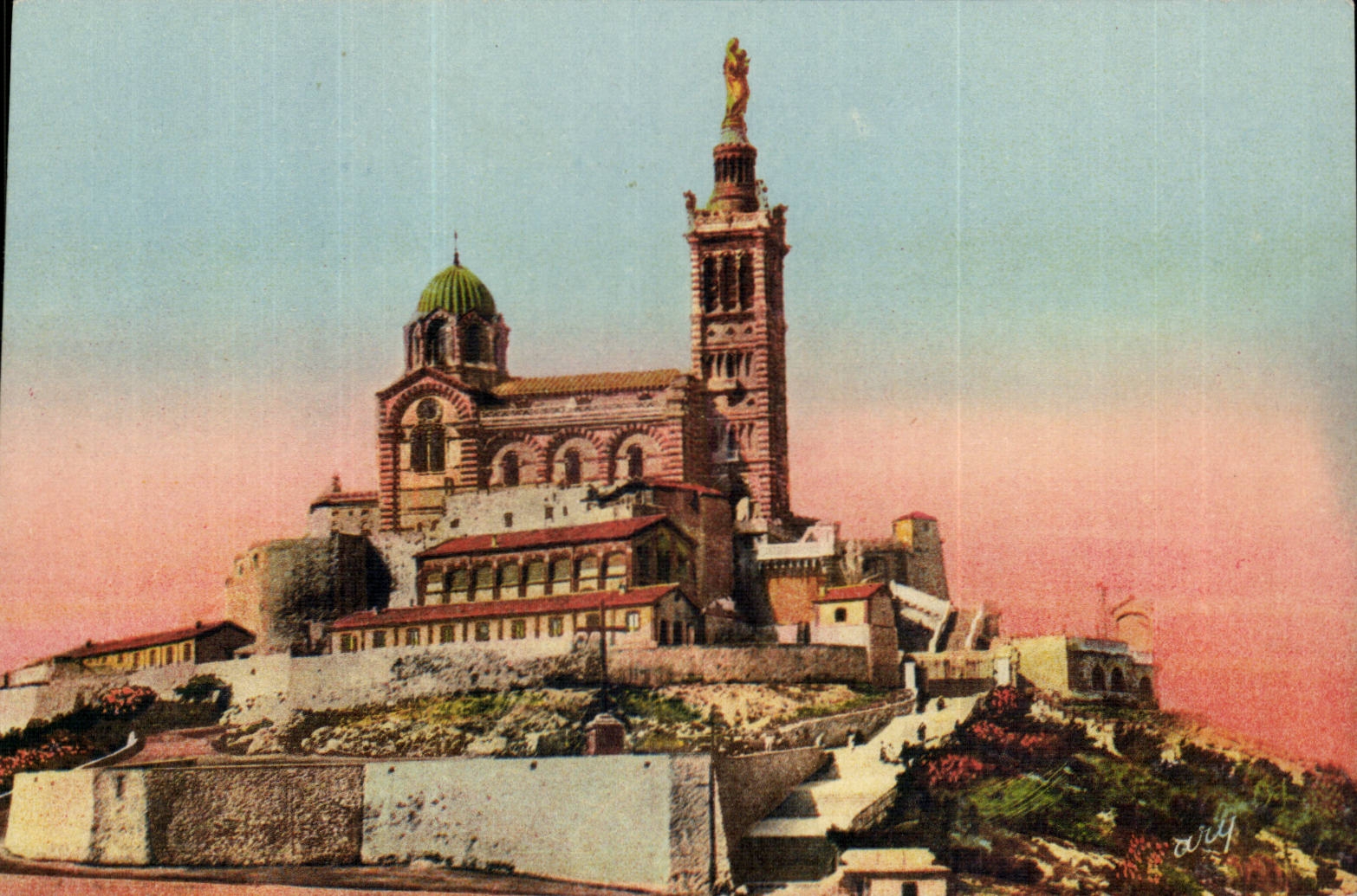 Marseille CPA Basilique de Notre DAme de la Garde