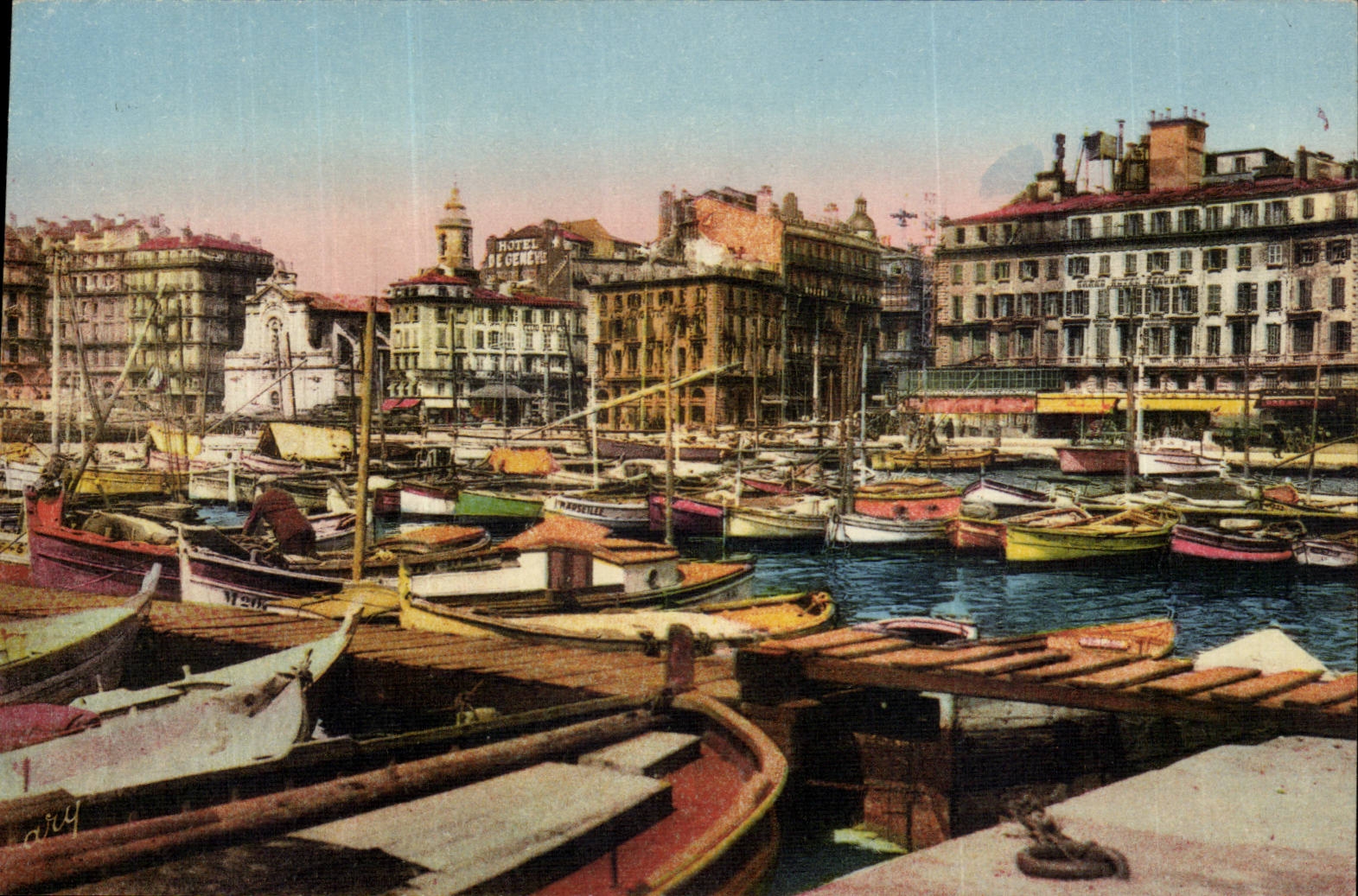 Puerto de Marsella — Muelle de los Belgas — A. TARDY, editor