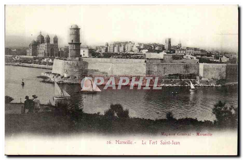 Marseille CPA Le fort Saint Jean