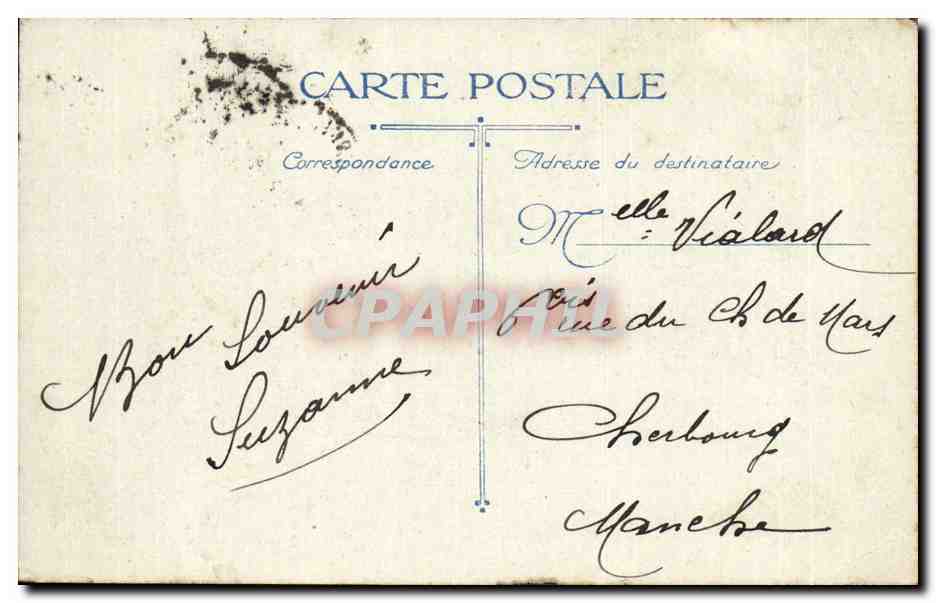 Marseille — La rue de la République — Éditeur : L.V. & Cie, n° 2546 — Reverso