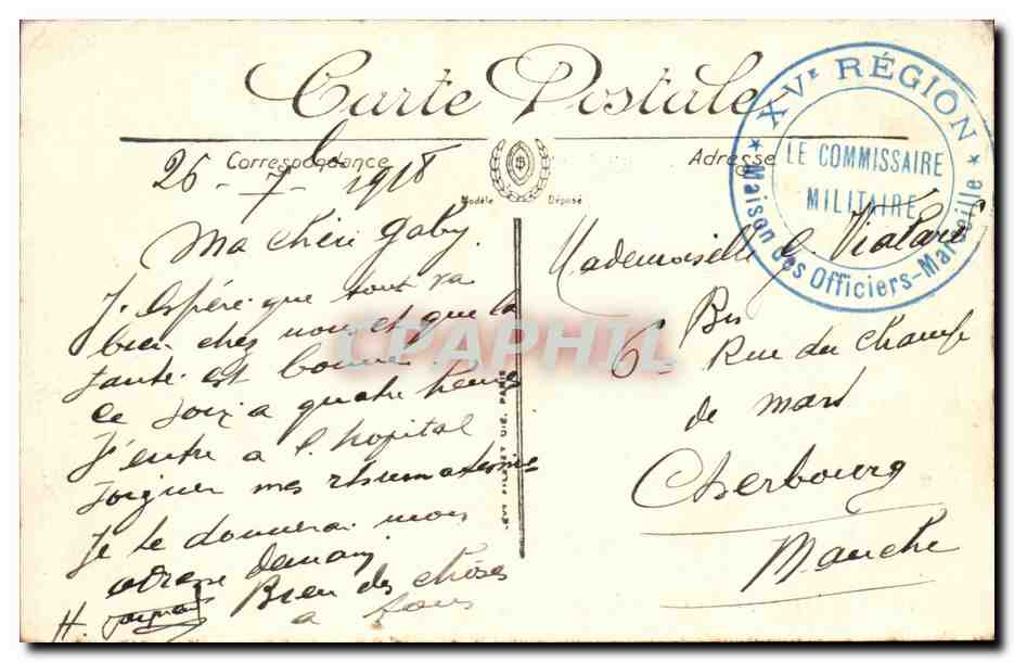 Marseille — La Cannebière — LL. — n°45 — Reverso