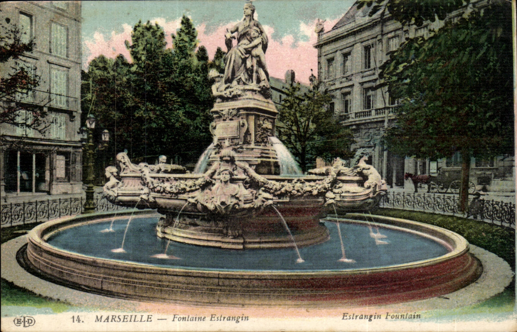Marseille CPA Fontaine Estrangin