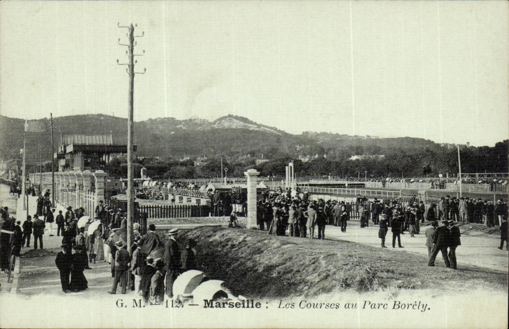 Marseille CPA Parc Borely Le champ de courses Les courses (hippodrome chevaux)