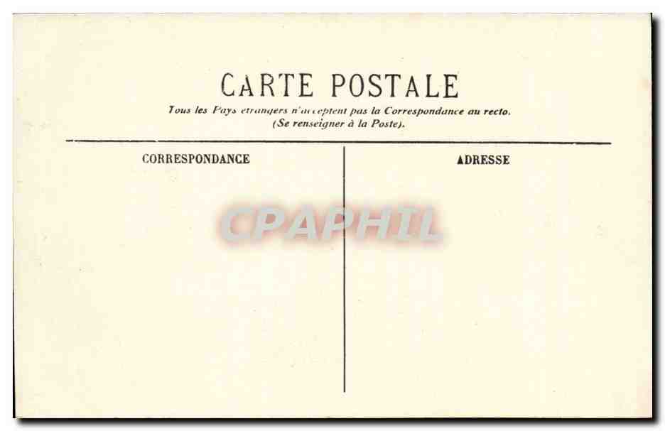 Marseille — La Cannébière — Éditeur EL. n° 119 — Verso
