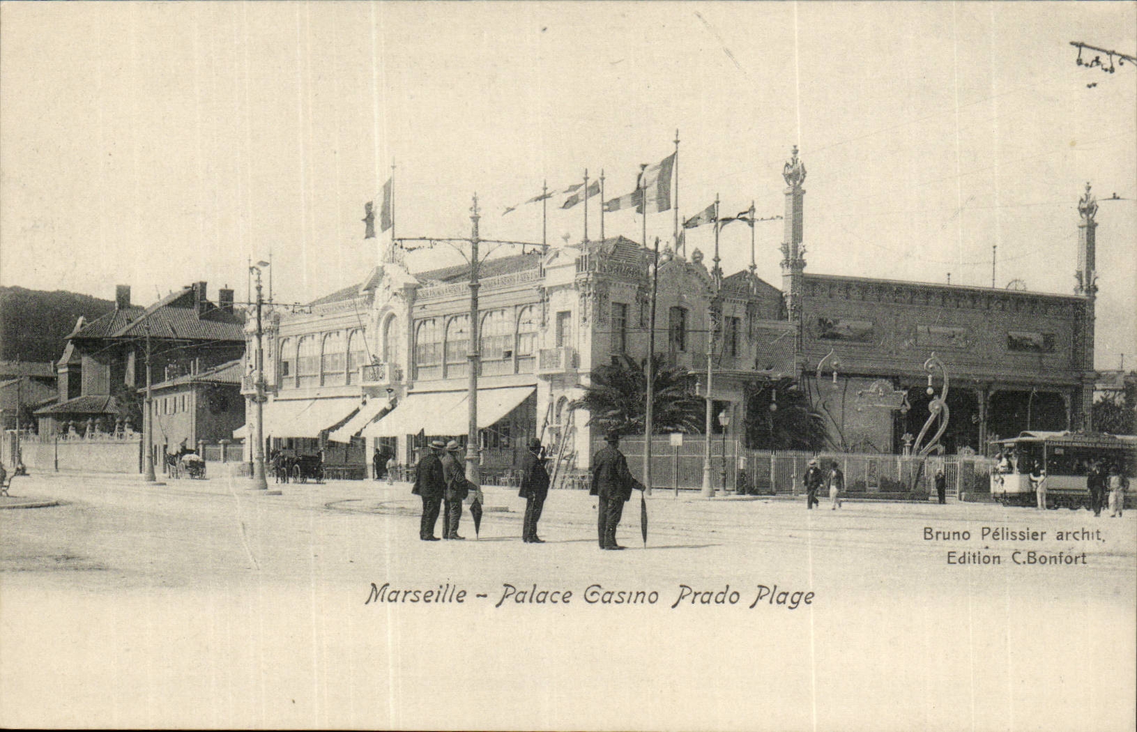 Marsella - Palacio Casino Prado Plage — Edición C. Bonfort