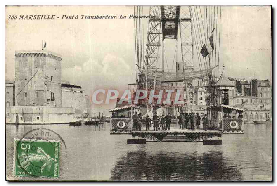 Marseille - Pont a Transbordeur la Passerelle - CPA 