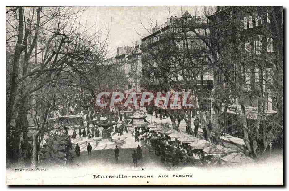 Marsella - Mercado de Flores — editor Staerck, París