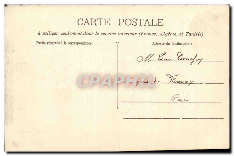 Marseille - Les Pierres Plates - CPA  — Rückseite