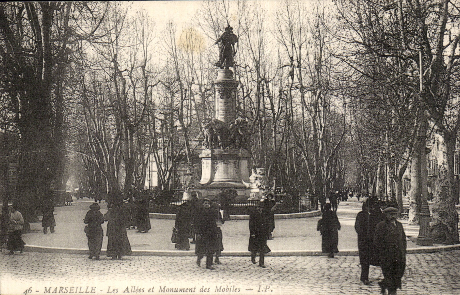 Marseille - Les Ales et Monument des mobiles - CPA 