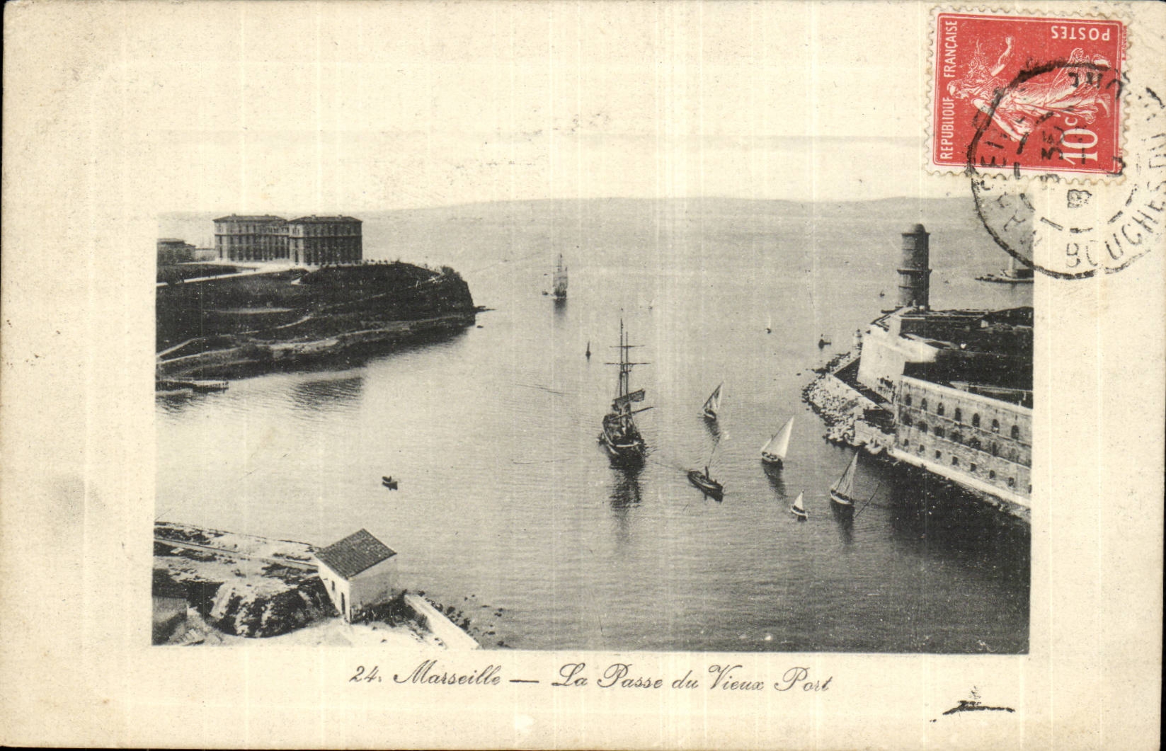 Marseille — La Passe du Vieux Port — Éditeur inconnu, n°24