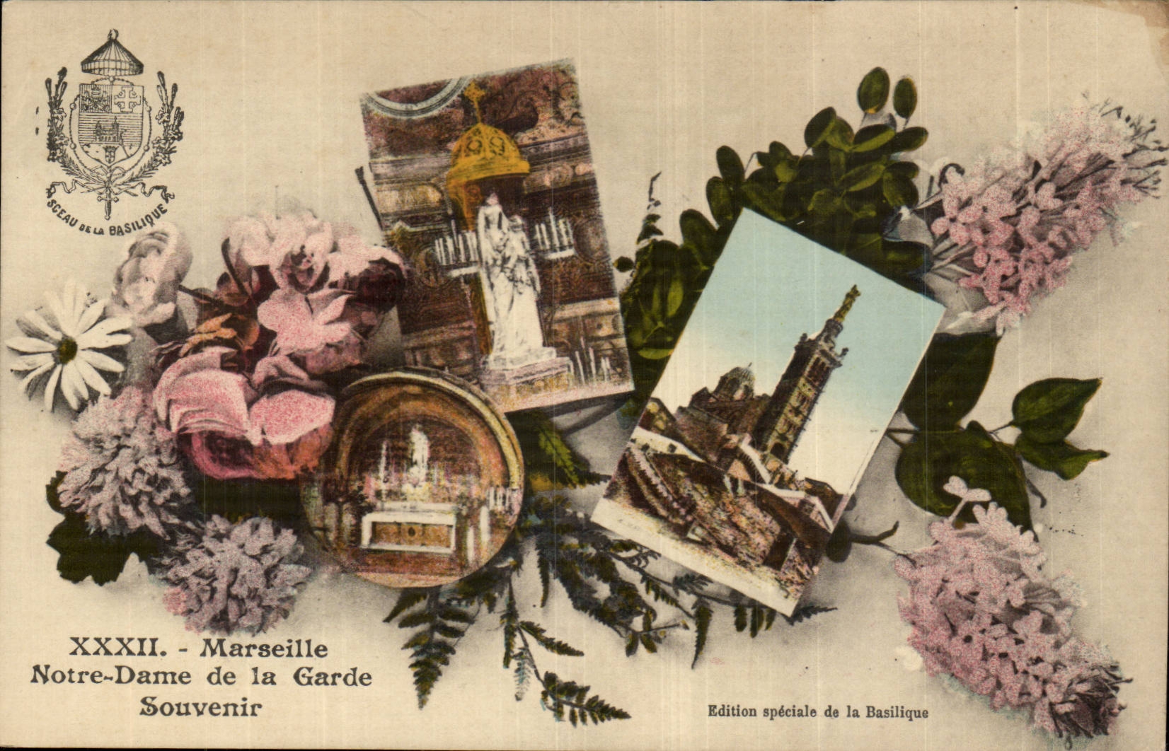 Marseille - Souvenir - Notre Dame de la Garde - CPA 