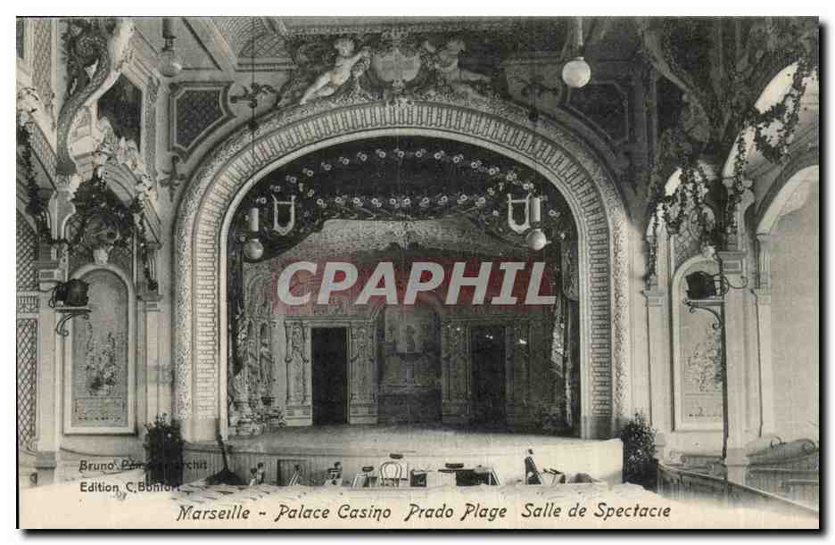 Marseille - Palace Casino Prado Plage - Salle de Spectacle — Édition C. Bonfort